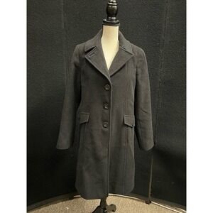 Michael Kors Black‎ Wool Coat Size 14